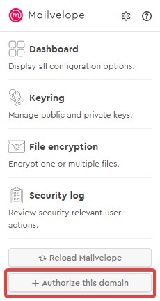 Domain authorization